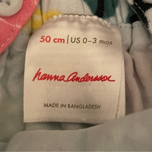 Hanna Andersson Bubble Romper- Citrus Print 🍊 EUC- 0-3 Months - Picture 2 of 7